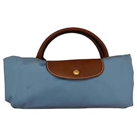 Longchamp-Reisetasche-Blau