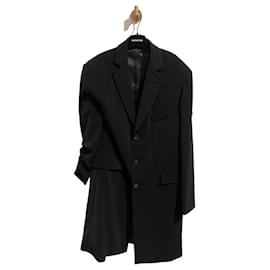 Balenciaga-BALENCIAGA  Coats T.International XL Polyester-Black
