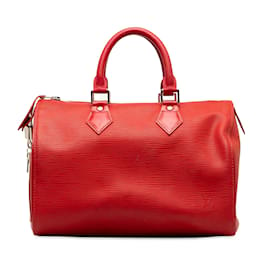Louis Vuitton-Louis Vuitton Epi Speedy rouge 30 Sac de boston-Rouge