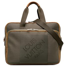 Louis Vuitton-Bolsa de viaje Louis Vuitton Damier Geant Associe GM marrón-Castaño