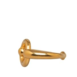 Hermès-Anillo de bufanda Hermes Mors de oro-Dorado