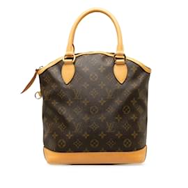 Louis Vuitton-Brown Louis Vuitton Monogram Lockit PM Handbag-Brown