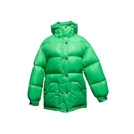 Autre Marque-Kelly Green Perfect Moment Hooded Puffer Jacket Size US S-Green