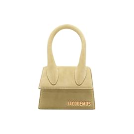 Jacquemus-Mini sac à bandoulière en daim Chartreuse Jacquemus-Autre