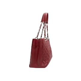 Chanel-Red Chanel Caviar Leather Grand Shopping Tote-Red