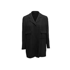 Autre Marque-Vintage Black Chanel Cruise 1998 Wool Jacket Size FR 46-Black