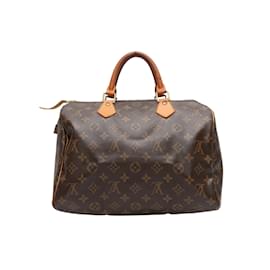 Louis Vuitton-Brown Louis Vuitton Speedy 30 handbag-Brown