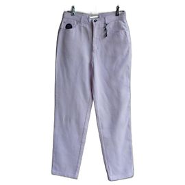 Calça Sonia Rykiel Rosa de Algodão Alveolar Rosa