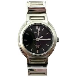 MCM-MCM Women's Watch Wristwatch Watch Swiss Made Steel Silver Swiss Made-Black,Silvery