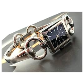 Gucci-gucci 120 Montre Femme Montre-Bracelet Swiss Made Acier Argent Tornabuoni-Argenté