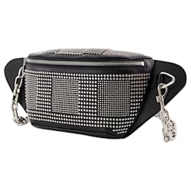 Alexander Mcqueen-Biker Bumbag Belt Bag - Alexander McQueen - Leather - Black-Black