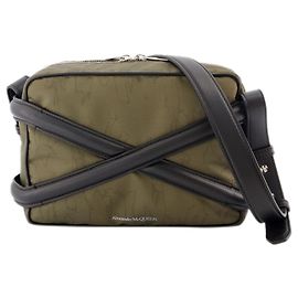 Harness Camera Bag - Alexander McQueen - Nylon - Khaki Green Khaki