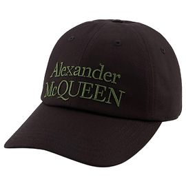 Gorra Stacked - Alexander McQueen - Algodón - Negro Negro