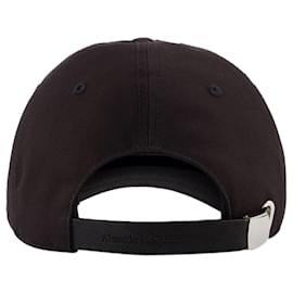 Alexander Mcqueen-Stacked Cap - Alexander McQueen - Cotton - Black-Black