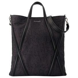 Borsa shopper Harness - Alexander McQueen - Nylon - Nera Nero