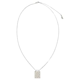 Alexander Mcqueen-Identity Tag Necklace - Alexander McQueen - Metal - Metallic-Metallic