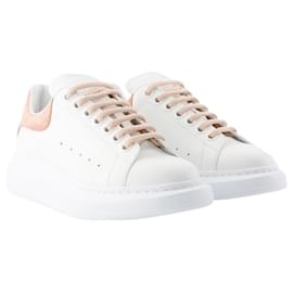 Alexander Mcqueen-Baskets Oversize - Alexander Mcqueen - Cuir - Blanc-Blanc