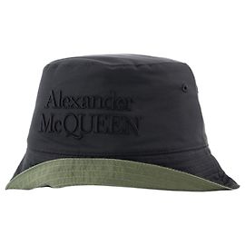 Low Rever Bucket Hat - Alexander McQueen - Polyester - Khaki Green Khaki