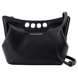 Borsa Mini Peak - Alexander McQueen - Pelle - Nera Nero