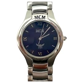 MCM-Orologio da polso MCM Orologio da polso Orologio Swiss Made Acciaio Argento Swiss Made Unisex-Argento