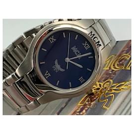 MCM-MCM Armbanduhr Watch Armbanduhr Uhr Swiss Made Steel Silber Swiss Made Unisex-Silber