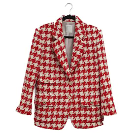 Sandro-Jackets-White,Red