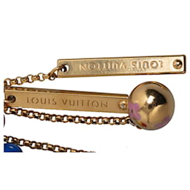 Louis Vuitton-Louis Vuitton Gold Porte Cles Grelot Bag Charm-Golden