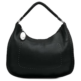 Fendi-Fendi Sac Hobo Selleria Noir-Noir