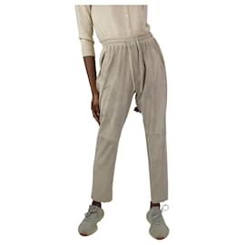 Oakwood-Neutral suede trousers - size L-Other