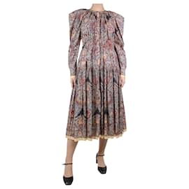 Ulla Johnson-Multicoloured printed dress - size UK 10-Multiple colors
