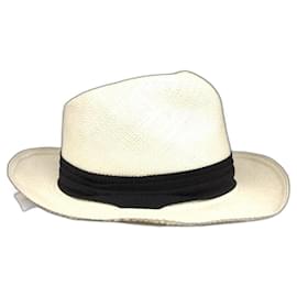 Autre Marque-panama hat size L new condition-White