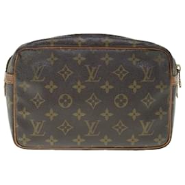 Louis Vuitton-Louis Vuitton Monogram Compiegne 23 Pochette M51847 Auth LV 63136-Monogramme