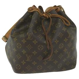 Louis Vuitton-LOUIS VUITTON Monogram Petit Noe Shoulder Bag M42226 LV Auth 63217-Monogram