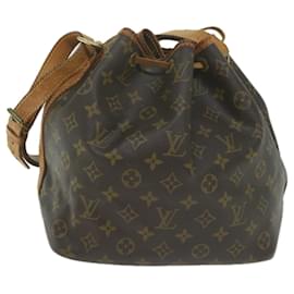Louis Vuitton-LOUIS VUITTON Monogram Petit Noe Shoulder Bag M42226 LV Auth 63217-Monogram