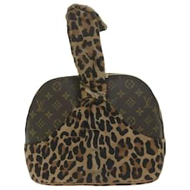 Louis Vuitton-LOUIS VUITTON Monogram Leopard Azzedine Alaia Alma Hand Bag M99032 auth 64288A-Monogram