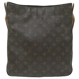 Louis Vuitton-Bolsa de ombro M LOUIS VUITTON Monogram Looping GM51145 Autenticação de LV 64569-Monograma