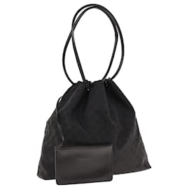 Gucci-Gucci Sac à bandoulière en toile GG noir 90640 auth 64772-Noir