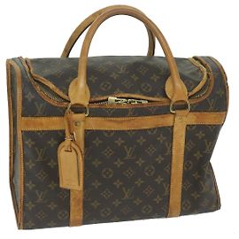 LOUIS VUITTON Monogram Sac Shan 40 Pet Carry M42024 LV Auth 64777 Monogram