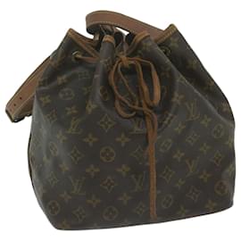 Louis Vuitton-LOUIS VUITTON Monogram Petit Noe Shoulder Bag M42226 LV Auth 64088-Monogram