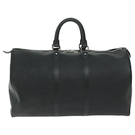 Louis Vuitton-Louis Vuitton Epi Keepall 45 Sac Boston Noir M42972 Auth LV 64611-Noir