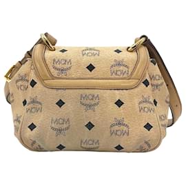 MCM-MCM Shoulder Bag FlapBag Crossbag Bag Ivory Bag Small LogoPrint-Other