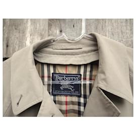 Burberry-Burberry vintage oversized t raincoat 38-Khaki