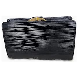 Louis Vuitton-Louis Vuitton EPI leather wallet-Black