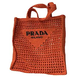 Prada-Handbags-Orange