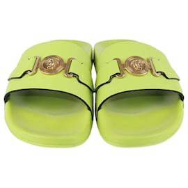 Versace-Chanclas verdes Medusa Biggie de Versace-Verde