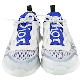 Dior-Dior Homme White/Blue B21 Neo Sneakers-Blue