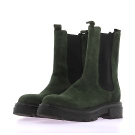 Autre Marque Bottines Venise Collection T.EU 40 Suède Vert