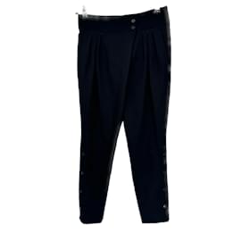 Givenchy-GIVENCHY  Trousers T.fr 36 Wool-Black