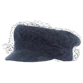 Dior-Cappelli DIOR T.cm 57 cotton-Blu