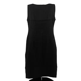 Chanel-CHANEL  Dresses T.fr 44 polyester-Black